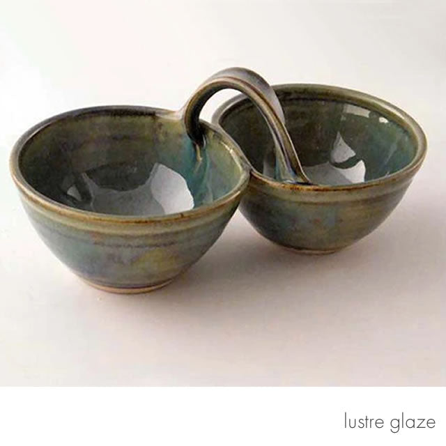 double bowl lustre glaze