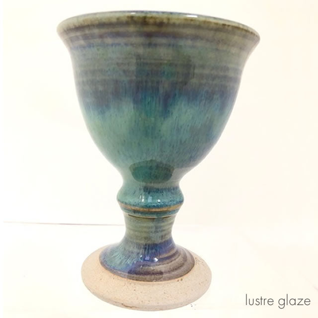 goblet lustre glaze