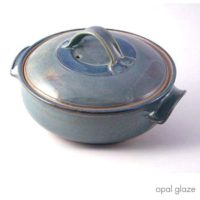 large casserole dish opal glaze