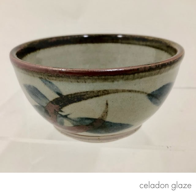 Sugar Bowl with Celadon Glaze