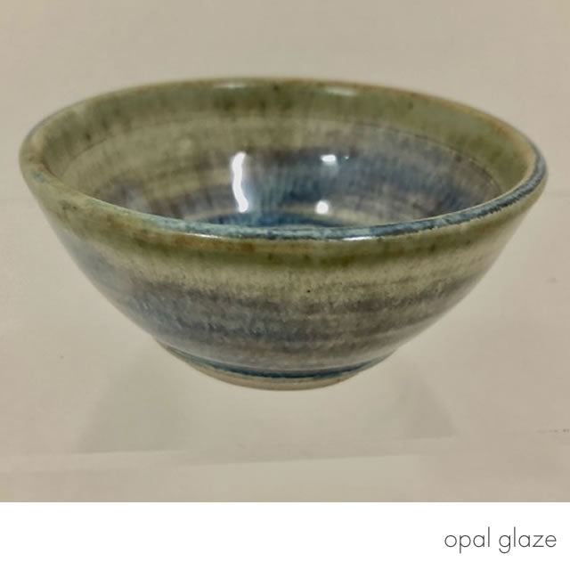 Sugar Bowl with Opal Glaze